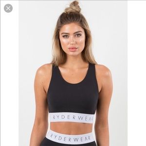 Ryderwear Block Banded Crop - Black